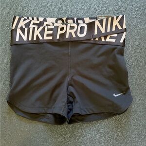 NWT! Nike Pro Women's Dri-Fit Black Athletic Training Shorts